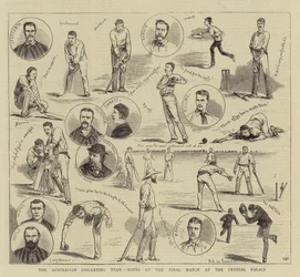 Australijska drużyna krykieta, notatki z meczu finałowego w Crystal Palace